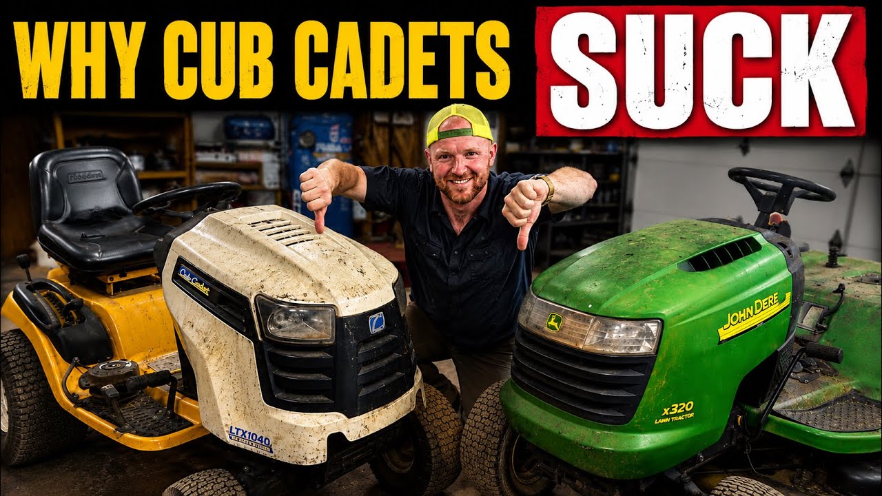 Why Cub Cadet Mowers Suck VS John Deere