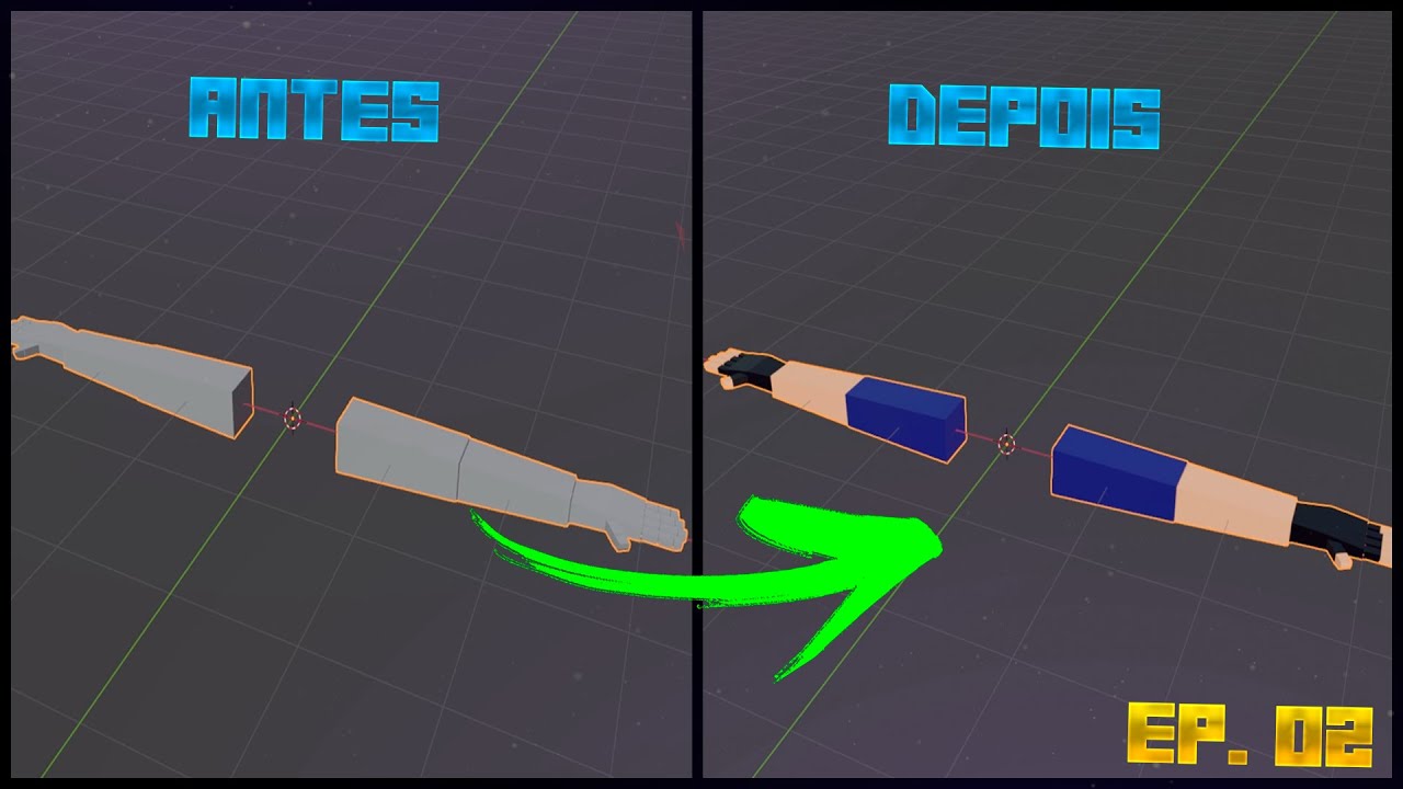 Como Criar um Jogo de FPS do Zero na Unity | Modelagem – Ep. 2