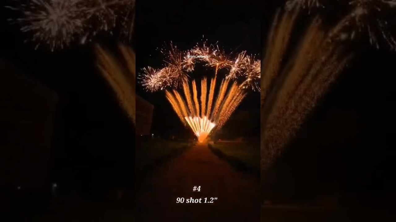Fan cake 90 shot 1.2  | Chinese imported fan cakes | #fireworks #tarastagefx