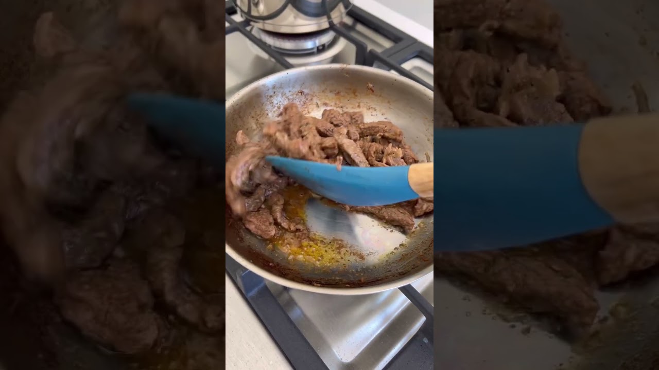 a receita de hoje &eacute; carne com creme de batata 🥩😋