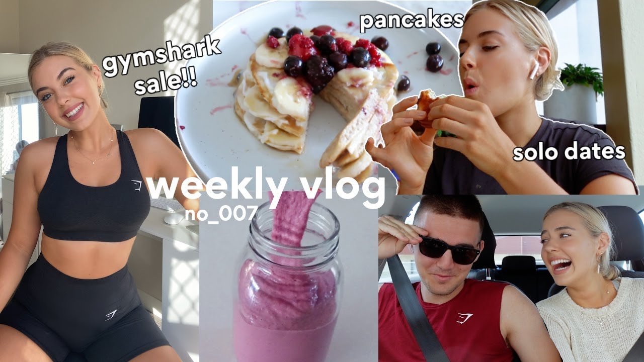 [WEEKLY VLOG] Healthy Recipes Ideas, Grocery Shop + Gymshark Try On! 🤍