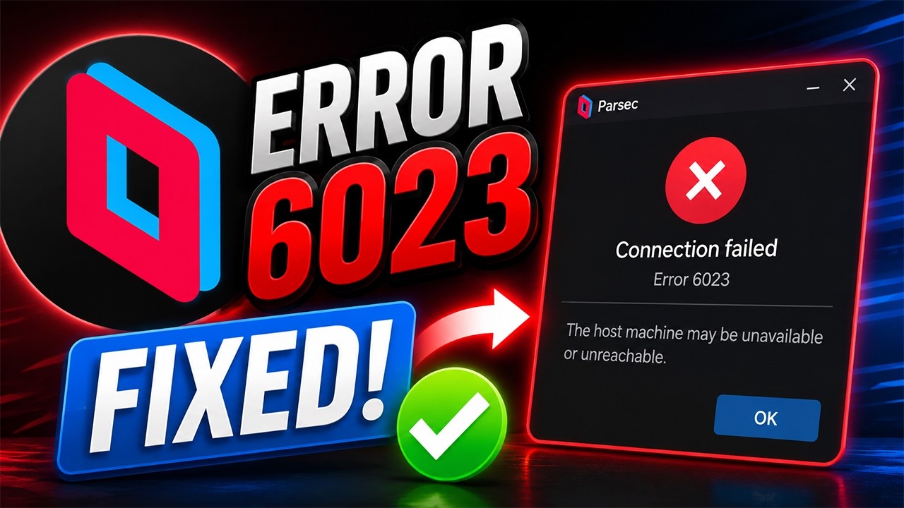 How To Fix Error 6023 In Parsec