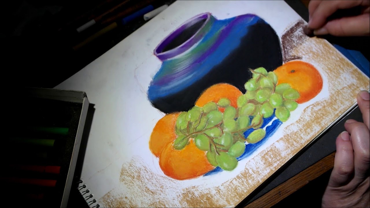 Tutorial fácil pintando al pastel seco 