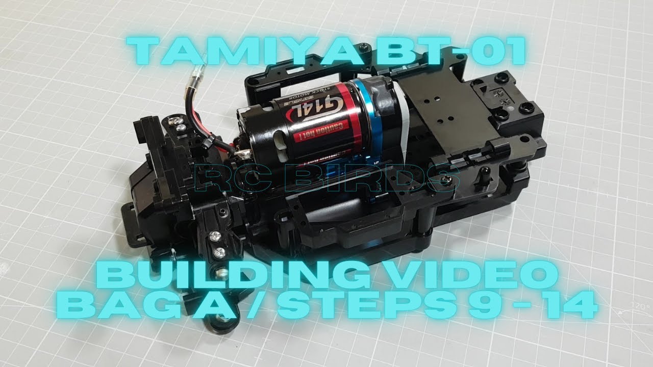 Tamiya BT-01: Part 2 of the Build (Steps 9 - 14)