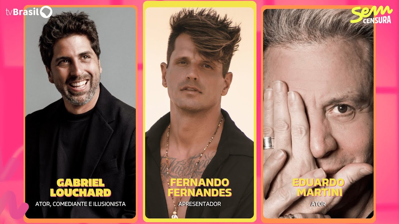 🔴 SEM CENSURA RECEBE FERNANDO FERNANDES, EDUARDO MARTINI E GABRIEL LOUCHARD