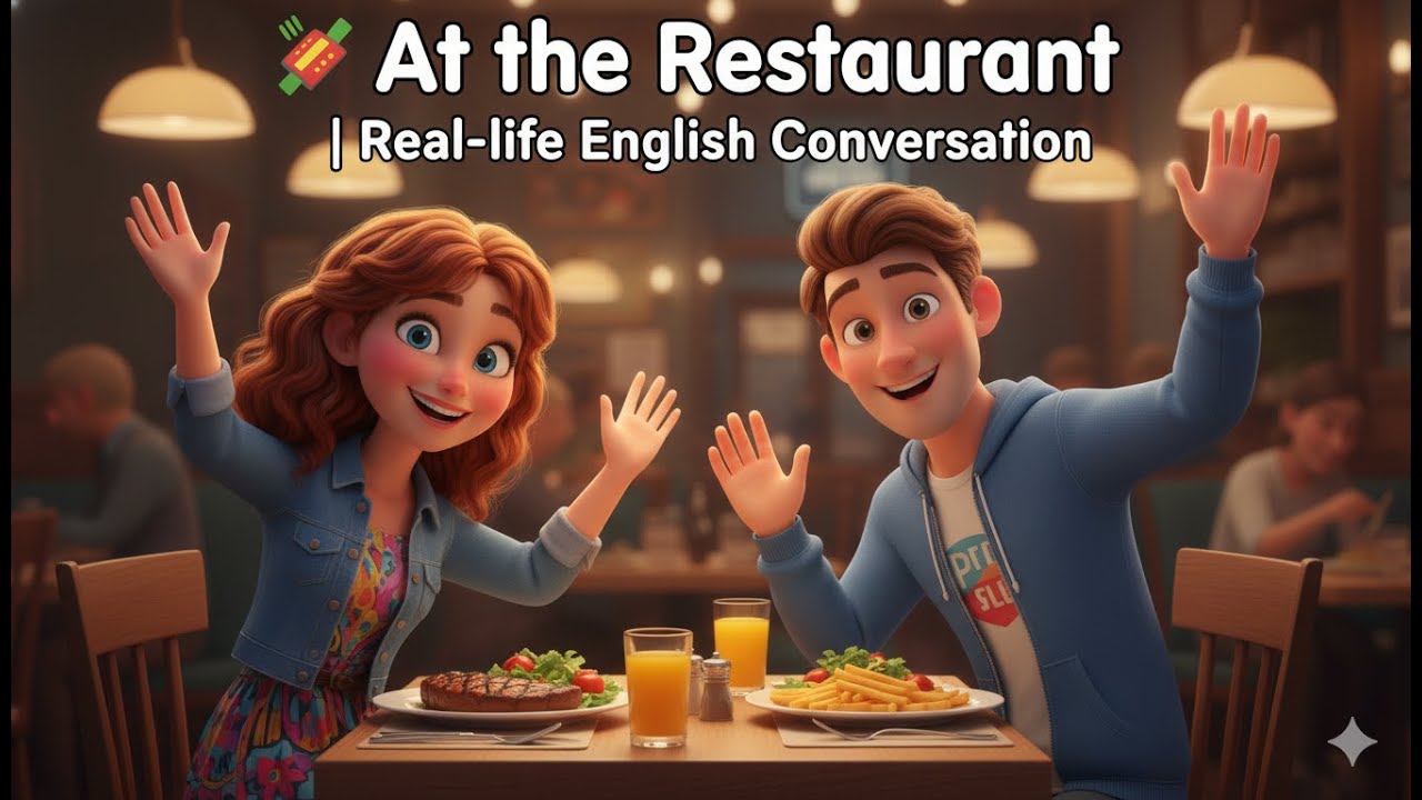 At the Restaurant | Real-life English Conversation for Beginners | SpeakUp English