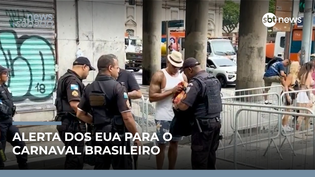 Embaixada dos EUA divulga alerta para turistas no Brasil | #NewsSábado