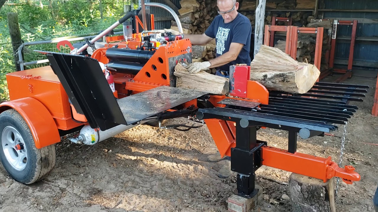 50 ton log splitter  Lil 50 in action