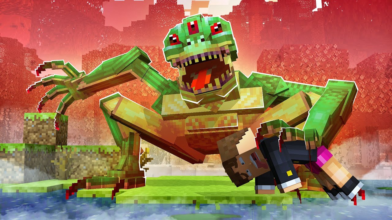 RIBBIT ME ATACOU no MINECRAFT! ( TREVOR HENDERSON )