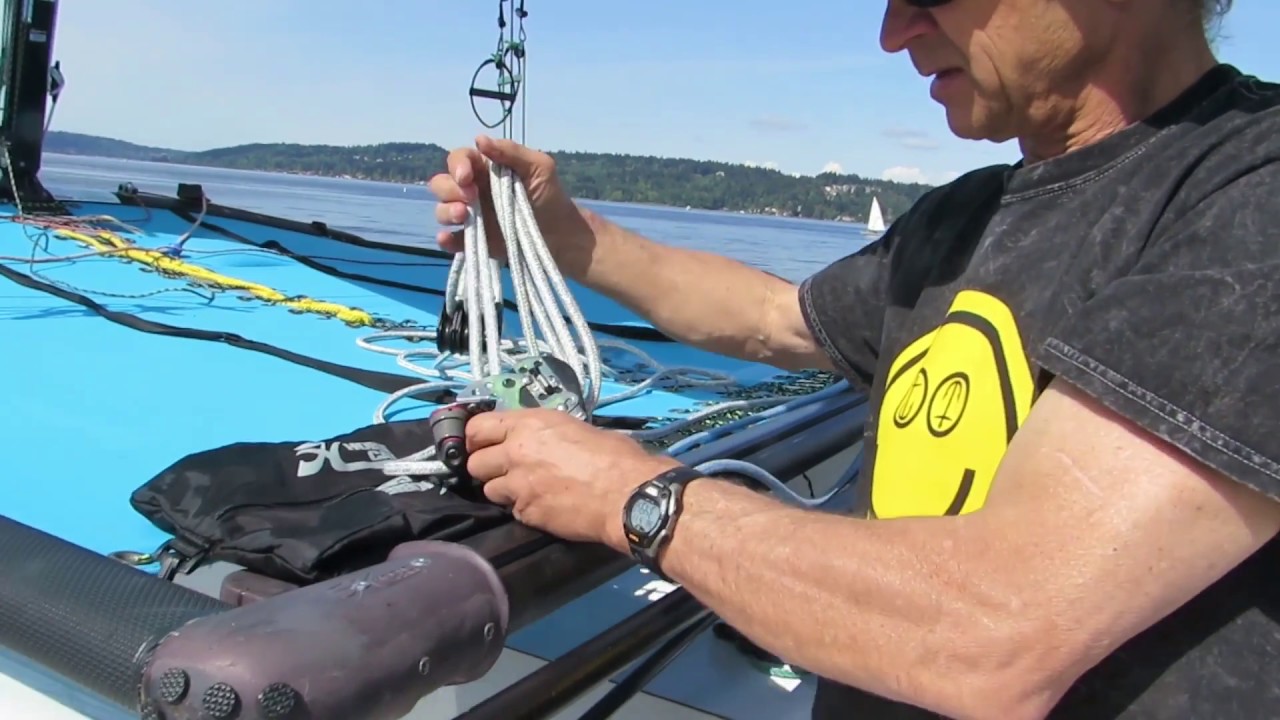 Hobie 112 - Rigging the Mainsheet