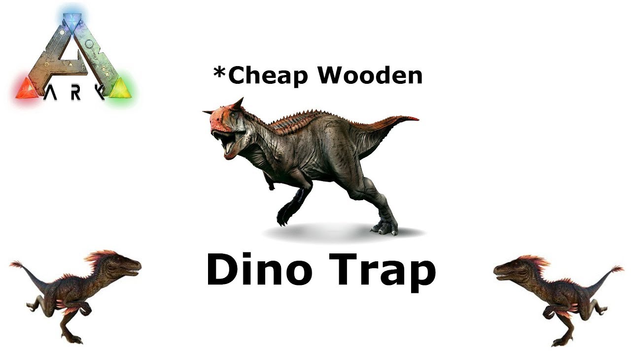 The Easiest way to Trap a Carno **CHEAP TRAP Ark Survival Evolved Carnotaurus