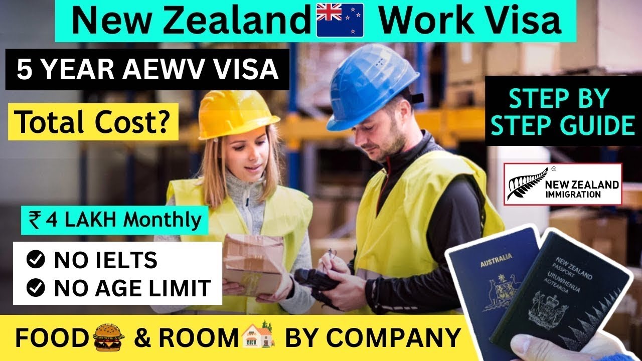 New Zealand 🇳🇿work permit visa | sponsorship Jobs In NZ | Without agent | Apply Directly