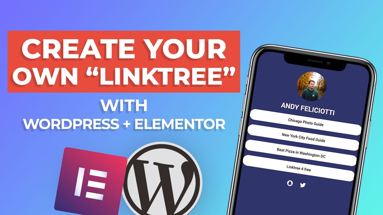 Create Your Own Linktree Using WordPress + Elementor