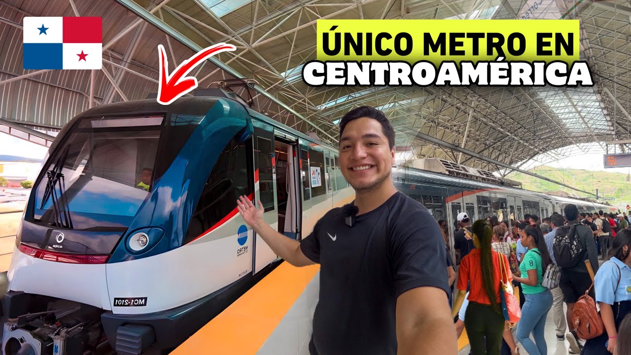 As&iacute; es el &Uacute;NICO METRO en toda Centroam&eacute;rica 🇵🇦🚆 Panam&aacute;