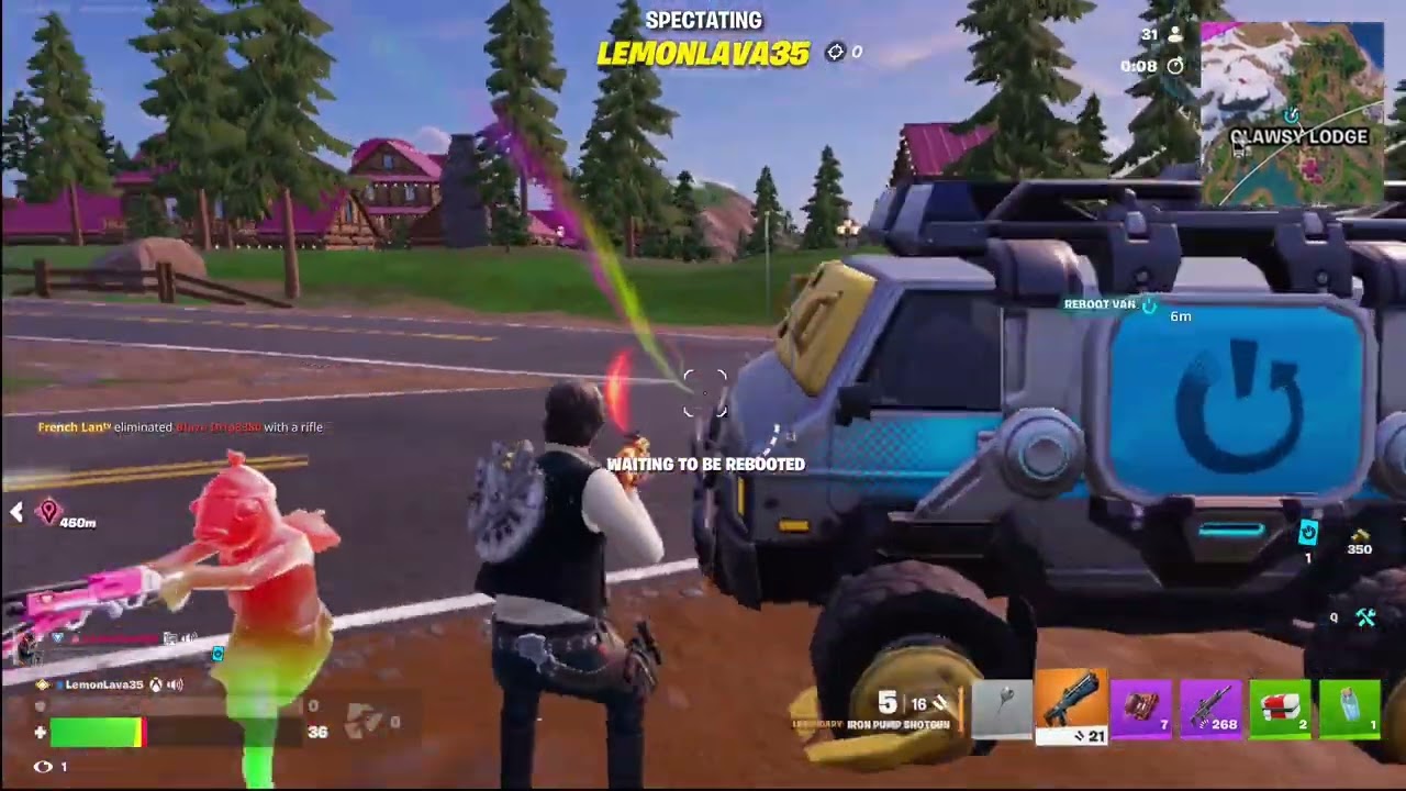 Trying Lemonlava's Fortnite hiding spot
