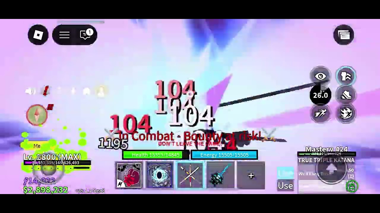 Reaching 20m bounty in bloxfruits 