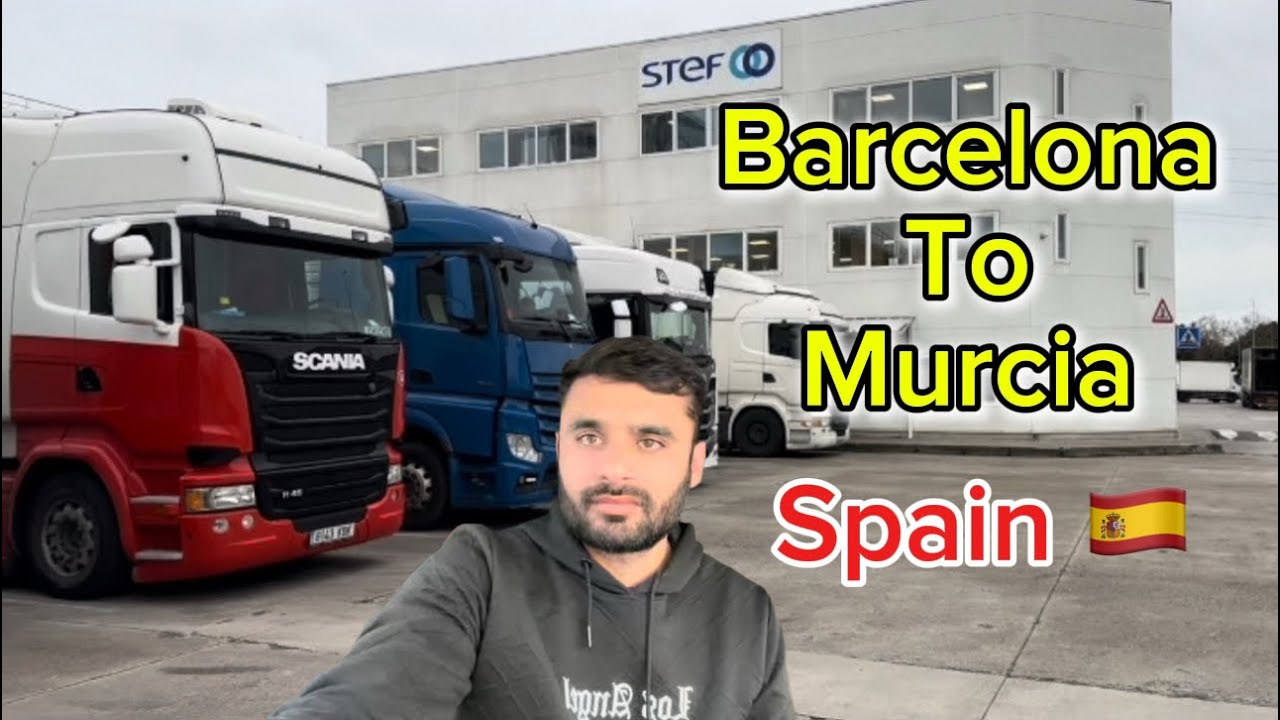 Loading as a truck driver from Barcelona to Murcia Spain 🇪🇸 truck🚛