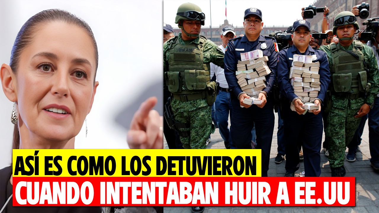 Los Polic&iacute;as Ricos y Corruptos Pensaban Que Iban a Huir a EE.UU... Estos son Los Momentos...