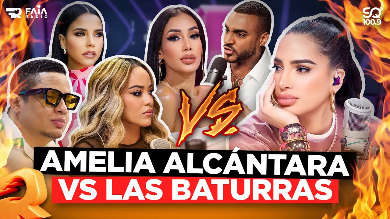 AMELIA ALC&Aacute;NTARA CON UN PIE FUERA DEL EDIFICIO ROJO - FAIA RADIO