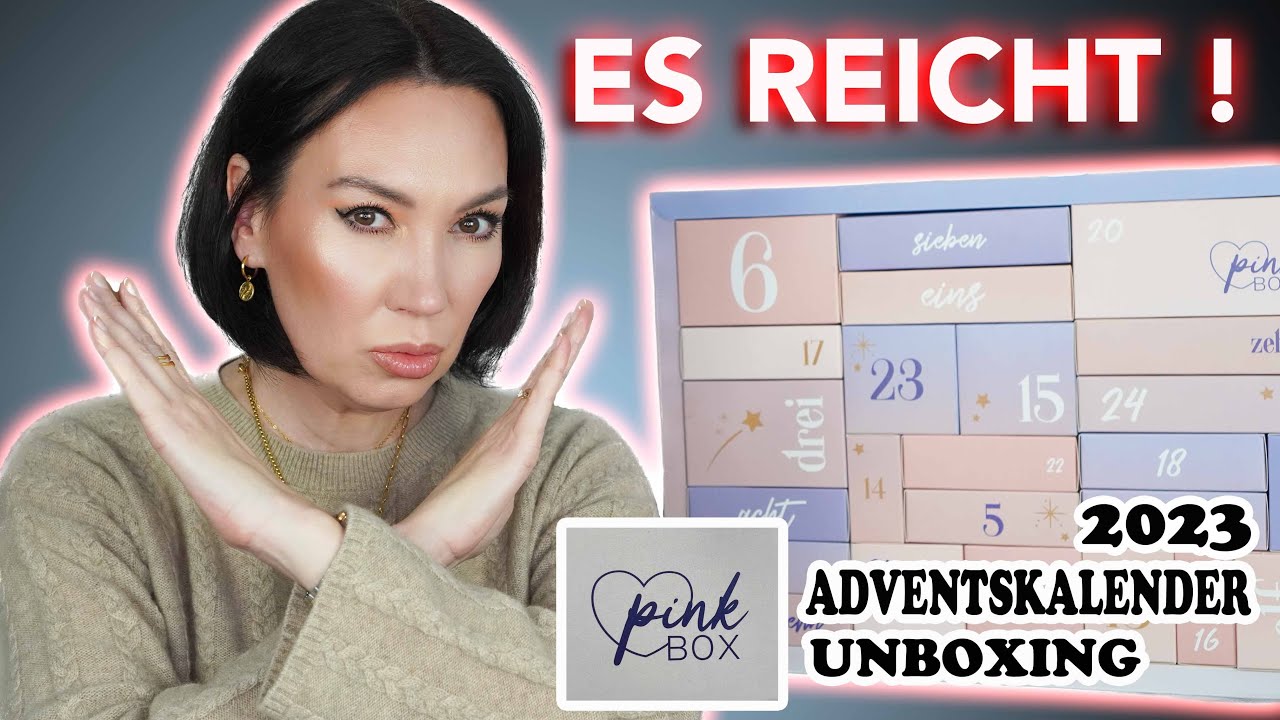 ES REICHT❗️ Ich hab die NASE VOLL❗️ Pink Box Adventskalender 2023 meine Ehrliche Meinung❗️