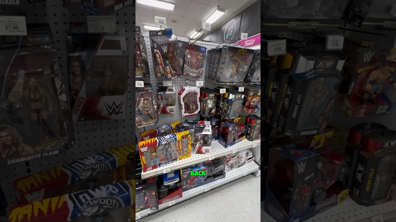 TOYS R US WWE FIGURE TOY HUNT! 😱 #wwe #wrestling #wwefigures #wwetoys #stopmotion #picfed