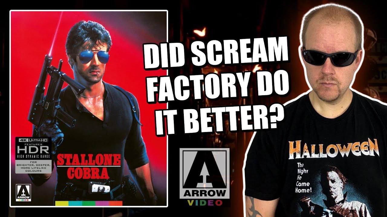 Cobra (1986) 4K UHD Review | Arrow Video | Did SCREAM Factory Do It Right The FIRST Time? 🍕✂️