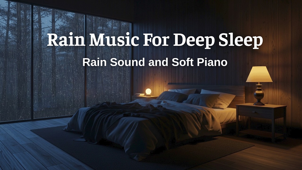 Cozy Rainy Piano Ambience to Unwind, Relax and Sleep Better