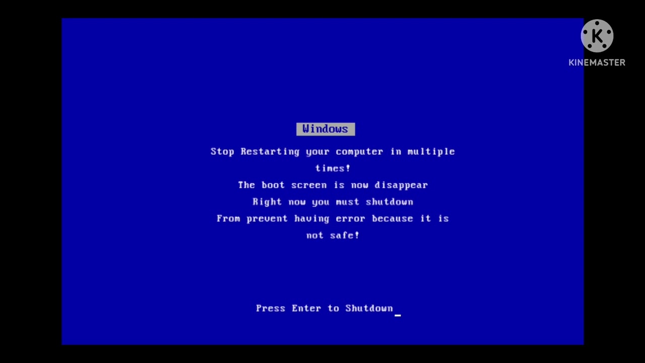 Microsoft Windows 98 Killscreen