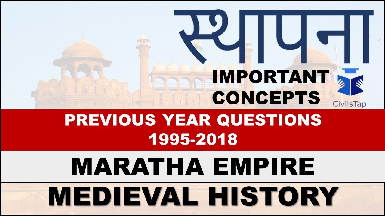 IAS Previous Year Medieval History Questions | Lecture 6 | Maratha Empire