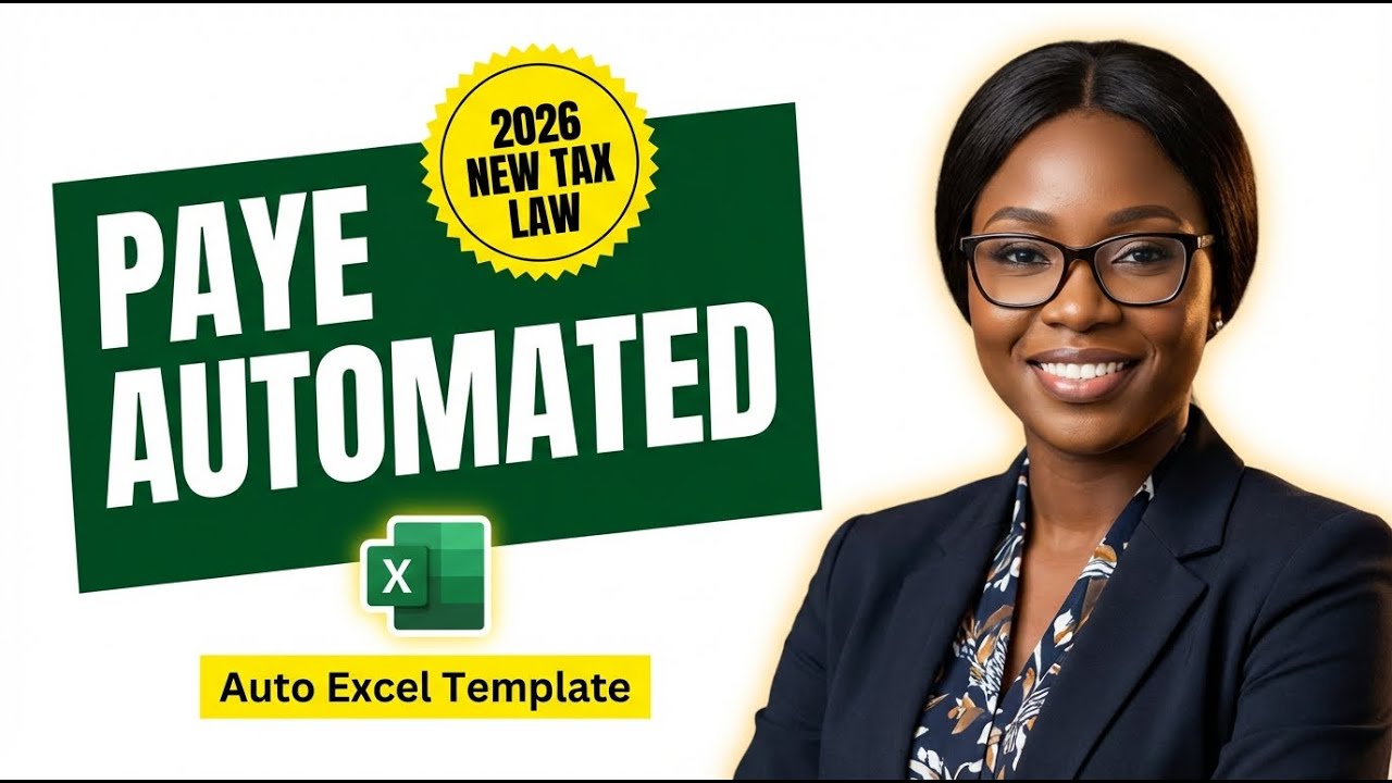 PAYE Calculation in Nigeria (2026) 🇳🇬 | Automated Excel Template Based on the New Tax Law (Part 2)