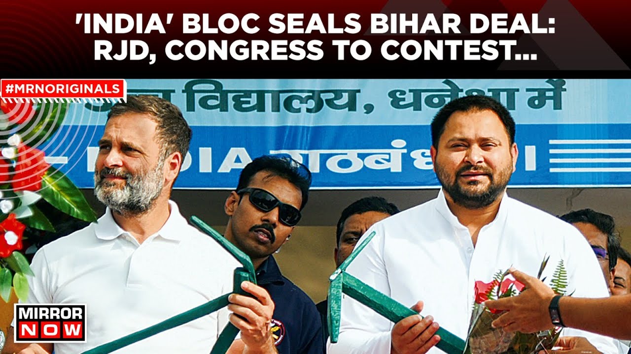 Lok Sabha Elections | 'INDIA' Bloc Seals Bihar Seat-Sharing Deal, RJD Gets 26 Seats, Congress Gets 9