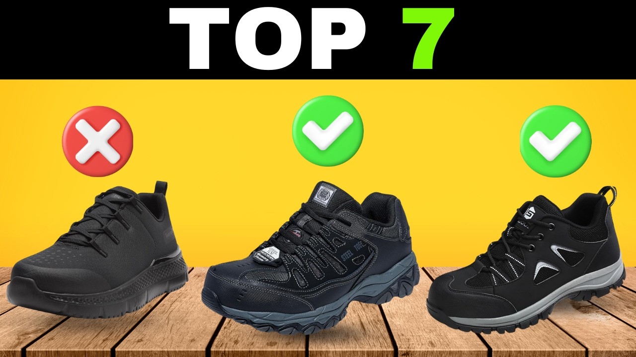 ✅ 7 Best Steel Toe Safety Work Shoes [2026] 👷&zwj;♂️ Lightweight, Slip Resistant & Comfortable on Amazon