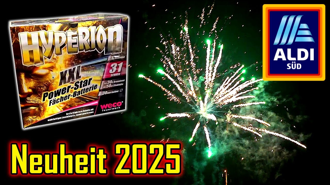 WECO HYPERION BATTERIE | 19,99&euro; | ALDI NEUHEIT 2025 | Feuerwerk