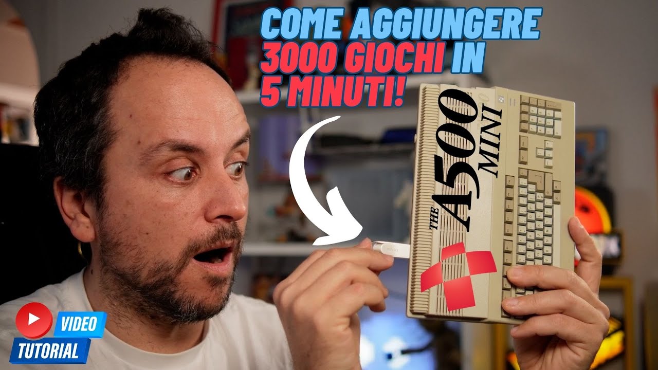 3000 giochi su Amiga 500 mini in 5 minuti! (tutorial e link)