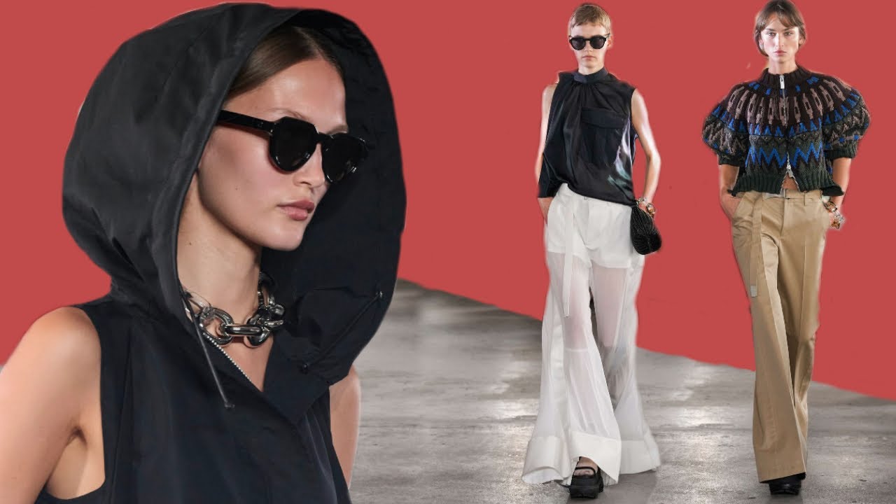Sacai Мода весна-лето 2024 в Париже | Стильная одежда и аксессуары