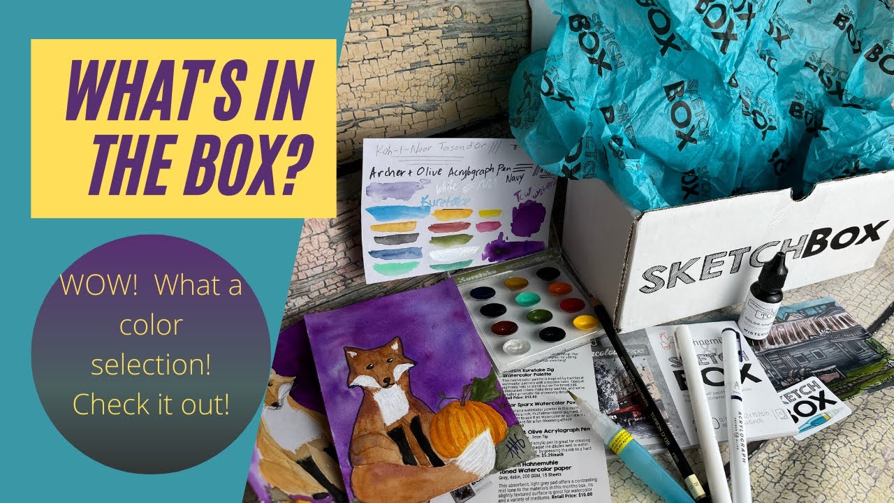 Sketchbox Opening and Artwork November 2021