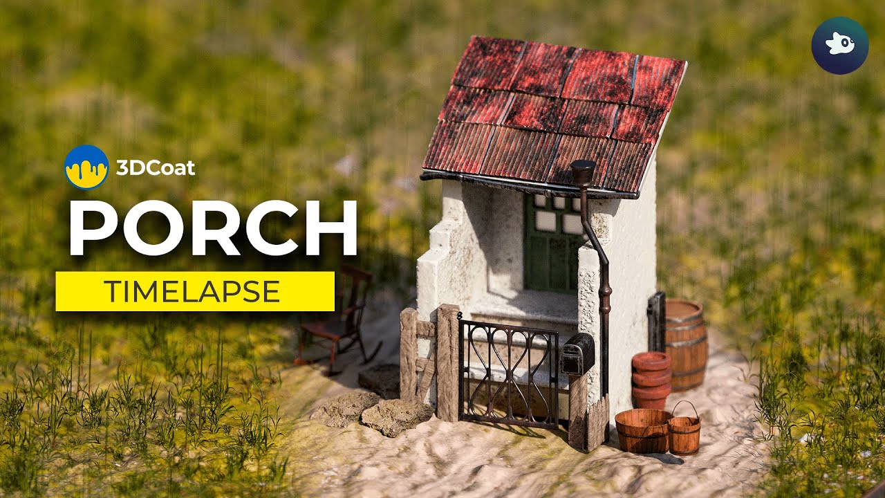 3DCoat Porch Timelapse