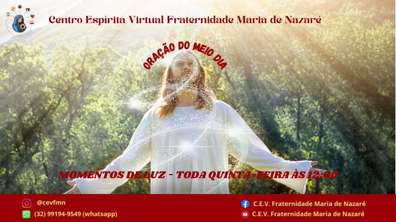 #Oração do meio dia - Momentos de luz