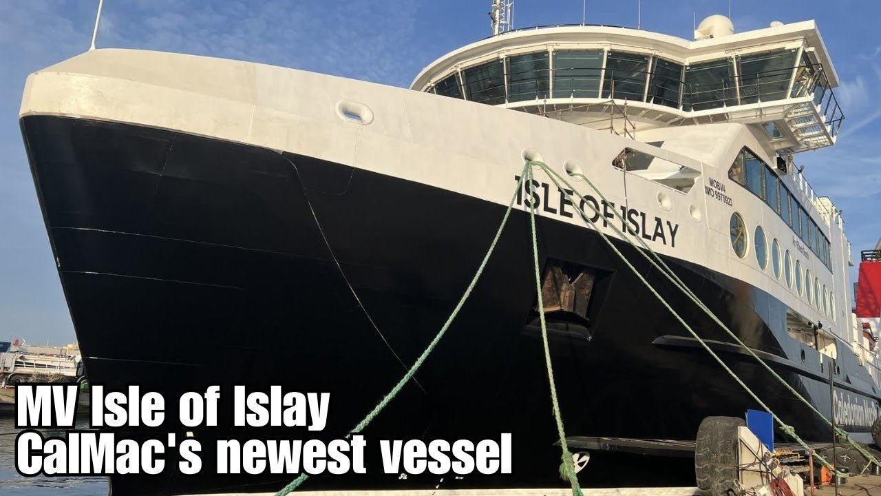 MV Isle of Islay, a quirk tour around CalMac's newest vessel