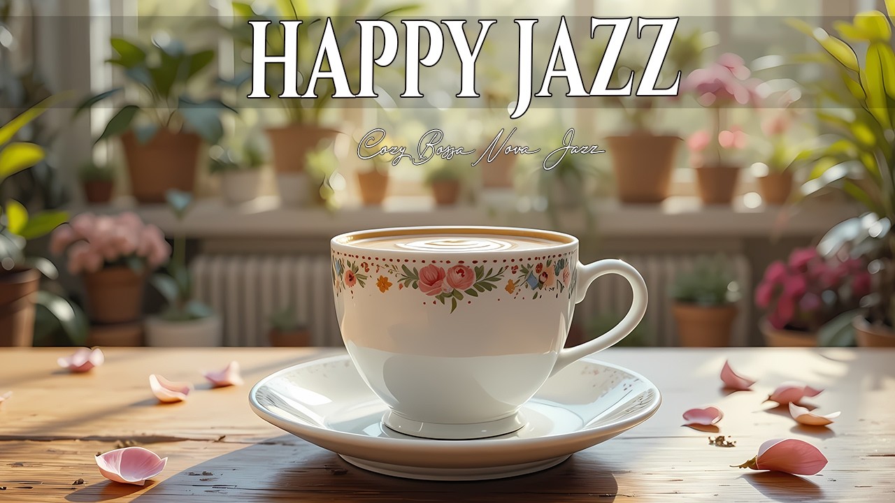 Happy February Jazz ☕ Happy Spring Jazz & Gentle Jazz Coffee for Relaxing, Studying and Work