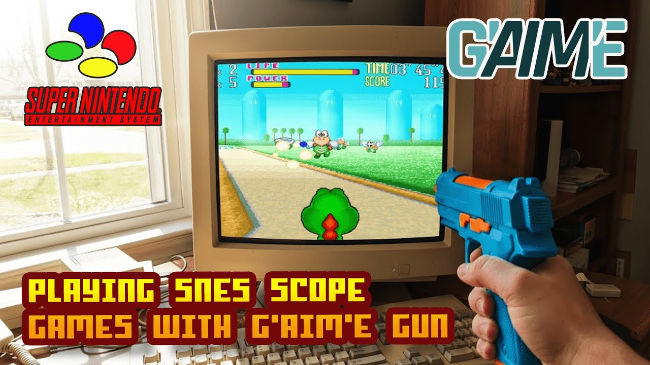 Playing Super Nintendo Scope games with G'AIM'E gun on PC