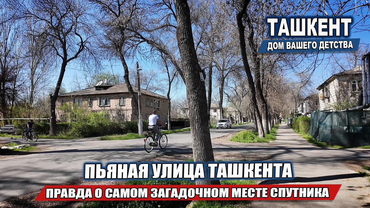 ЛЕГЕНДАРНАЯ ПЬЯНАЯ УЛИЦА ТАШКЕНТА ПРАВДА О САМОМ ЗАГАДОЧНОМ МЕСТЕ СПУТНИКА.