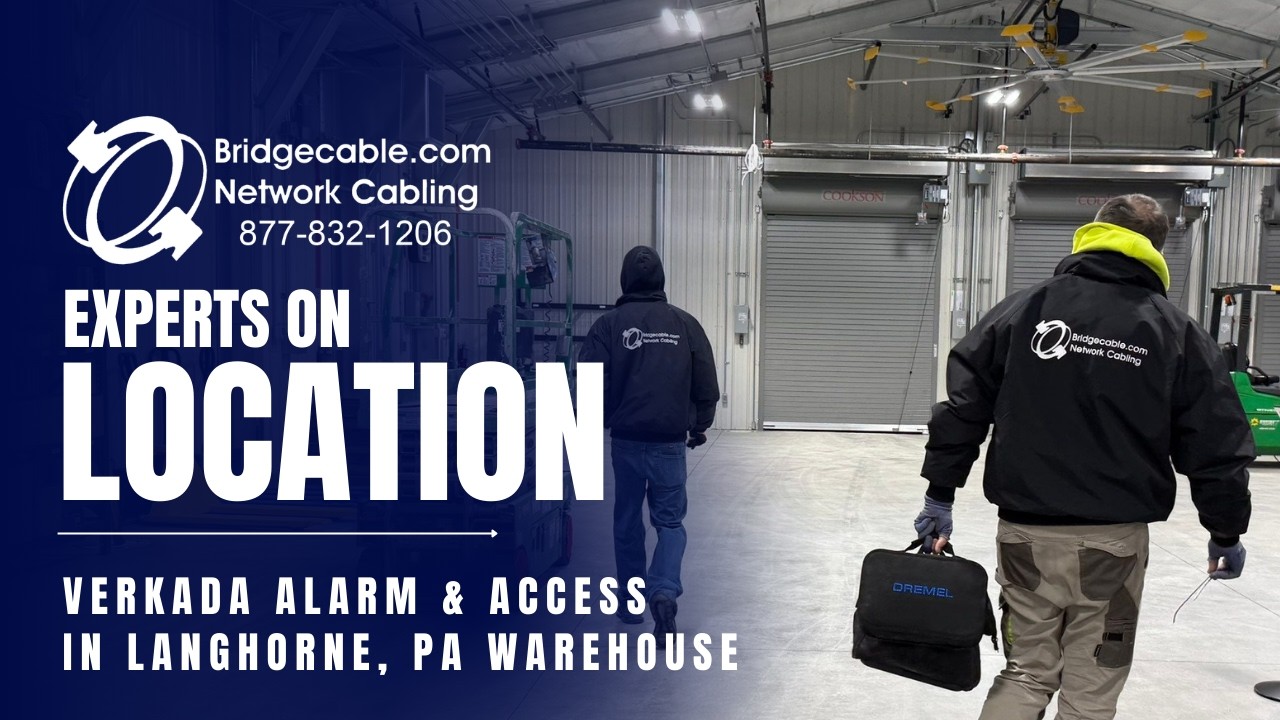 Verkada Door Access and Alarm Install in Langhorne, PA Warehouse