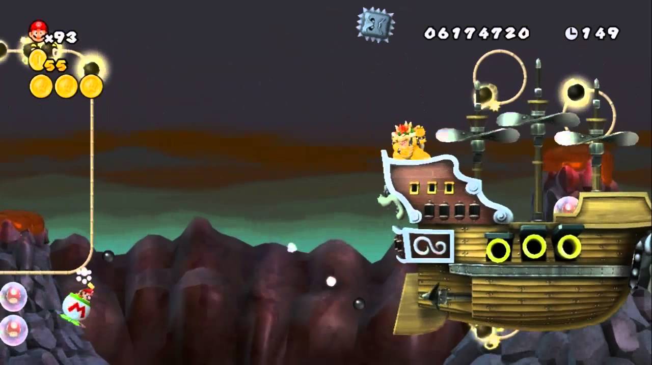 Newer Super Mario Bros Wii # World 8-Final Bowser's Keep