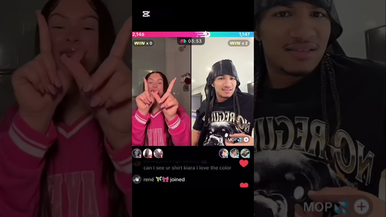Kiara / Stella Monday TikTok live videos