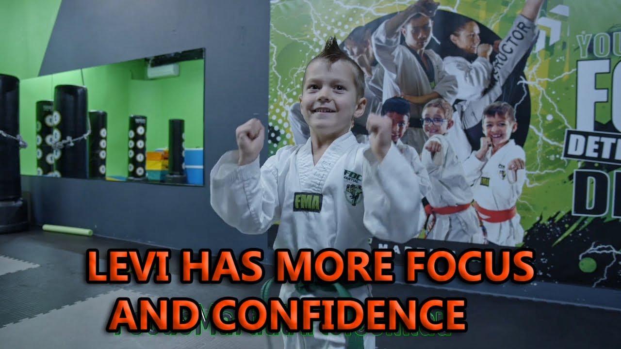 Levi  has more Focus and Confidence since attending Focus Martial Arts