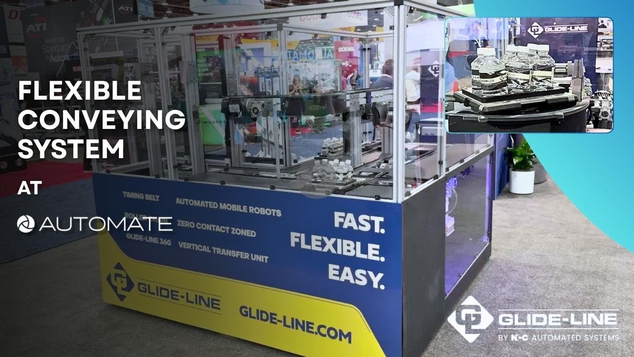 Glide-Line Flexible Conveying System Demonstration at Automate Expo