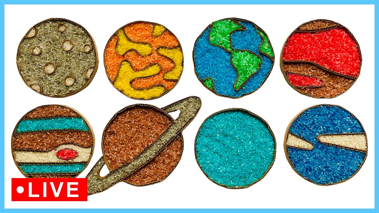 Planet Crafts for Kids on Christmas 🪐🌎🔭☄️🔴 | Mercury Venus Earth Mars Jupiter Saturn Uranus Neptune