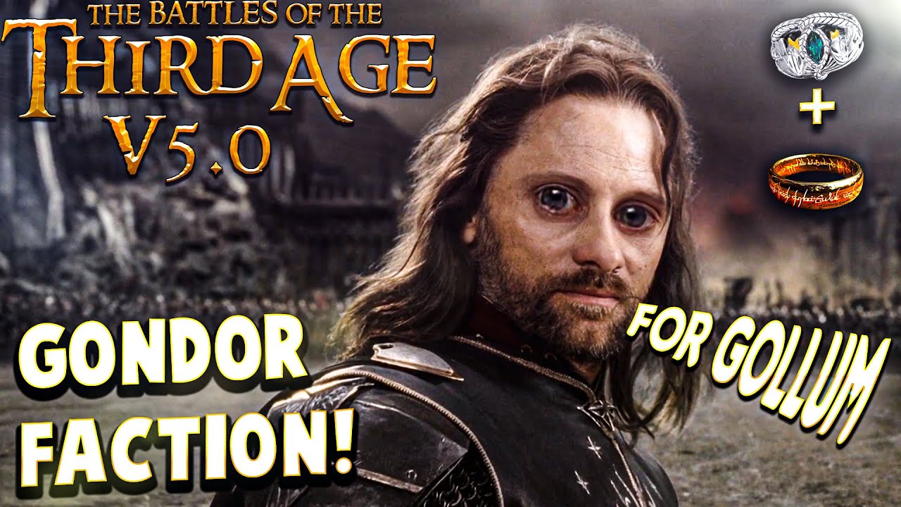 Aragorn with One Ring | Gondor Faction showcase! | BOTTA Mod 5.0 | How to play Gondor? | Lotr | Bfme