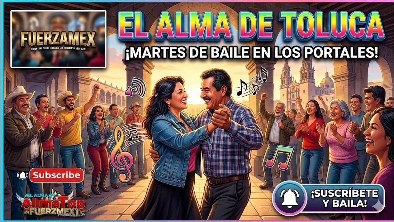 Así se Baila y se Goza un Martes en los Portales de Toluca 🎶